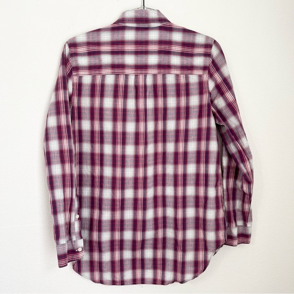 Madewell Ex-Boyfriend Shirt in Manhasset Plaid Size Small - Picture 7 of 9